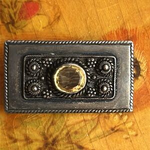 Vintage Signed S.T. Hebrew Sterling Silver 935 Brooch